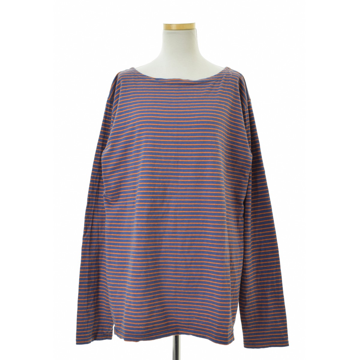 6 (ROKU) UNITED ARROWS 26SS 8612-2-000020 コットン ボーダー ボートネック カットソー