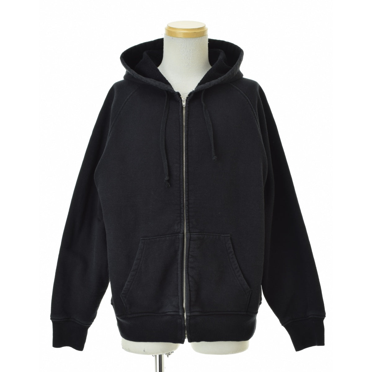 COMOLI 23AW Y03-05021 コットン吊裏毛ジップパーカー