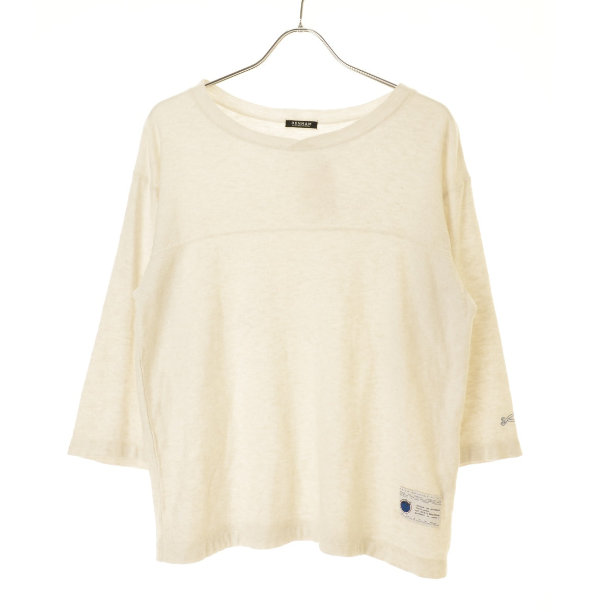 DENHAM FOOTBALL PILE TEE フットボールパイル