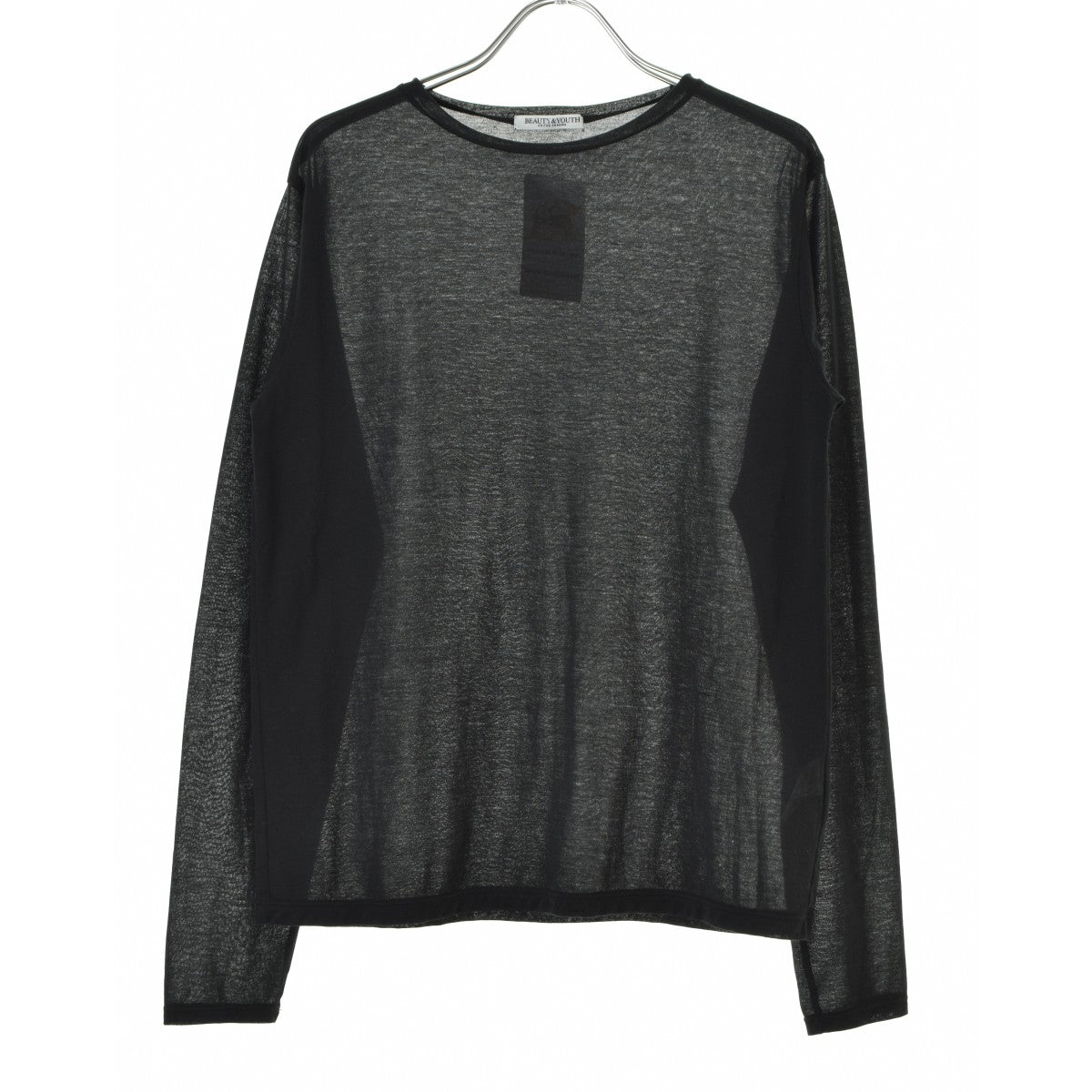 UNITED ARROWS BEAUTY & YOUTH 1612-299-4967 コットンナイロン天竺 シアー クルーネック