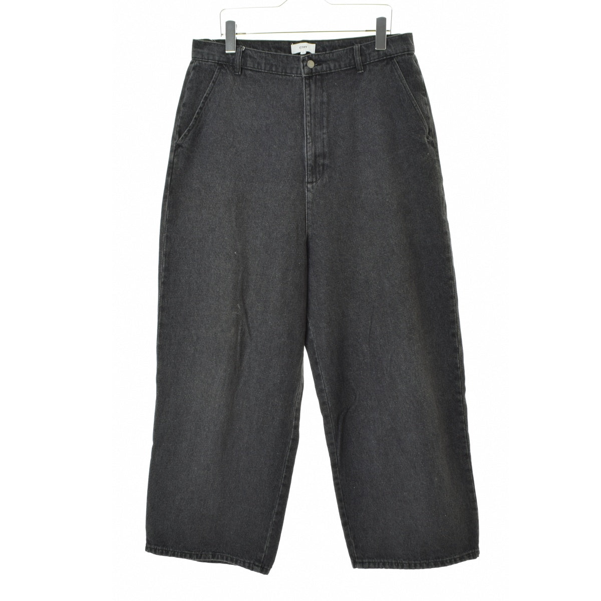 CTHY cty230642 12OZデニムセンタープレスワイドスラックス