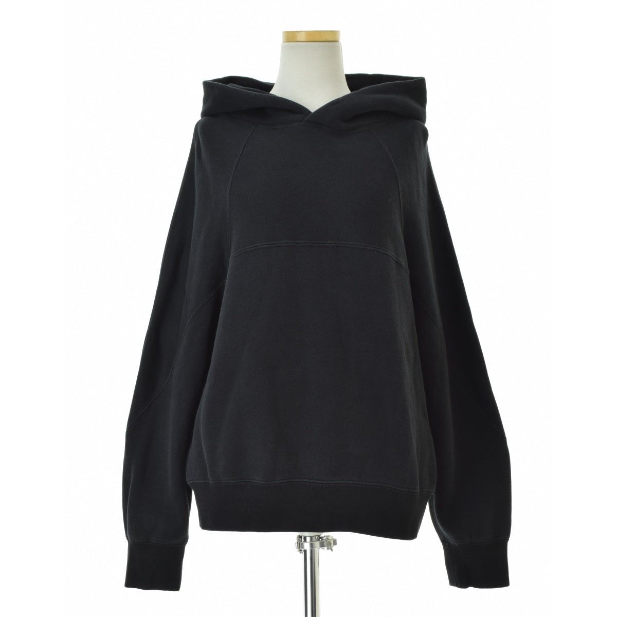 unfil OEFL-UW129 cotton-terry cropped hoodie