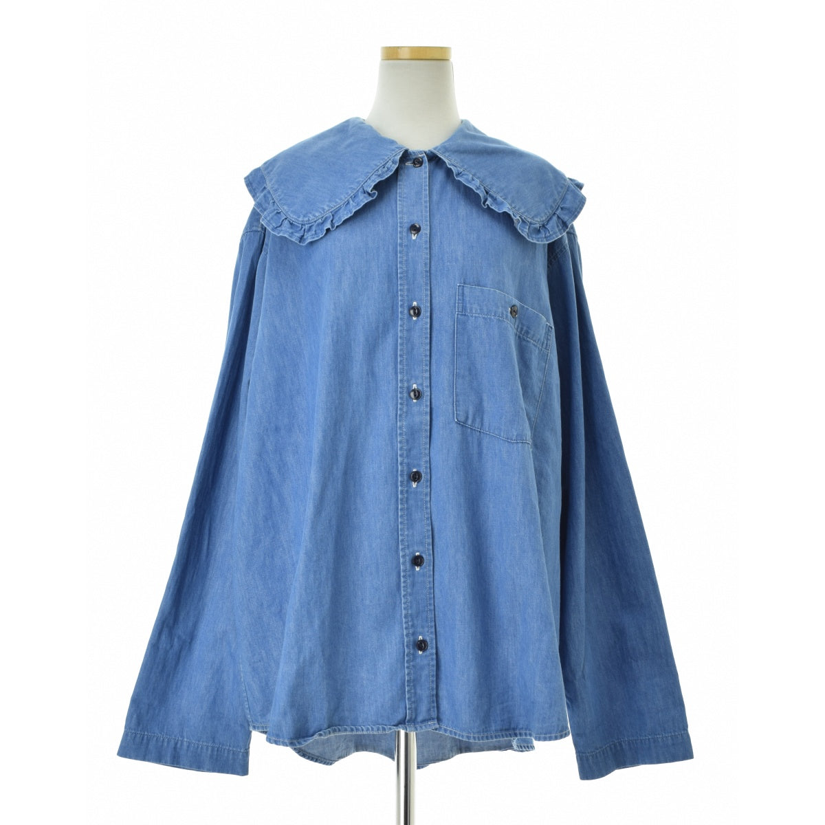 holiday 22102841 PURITAN COLLAR DENIM SHIRT ピュリタンカラーデニムシャツ