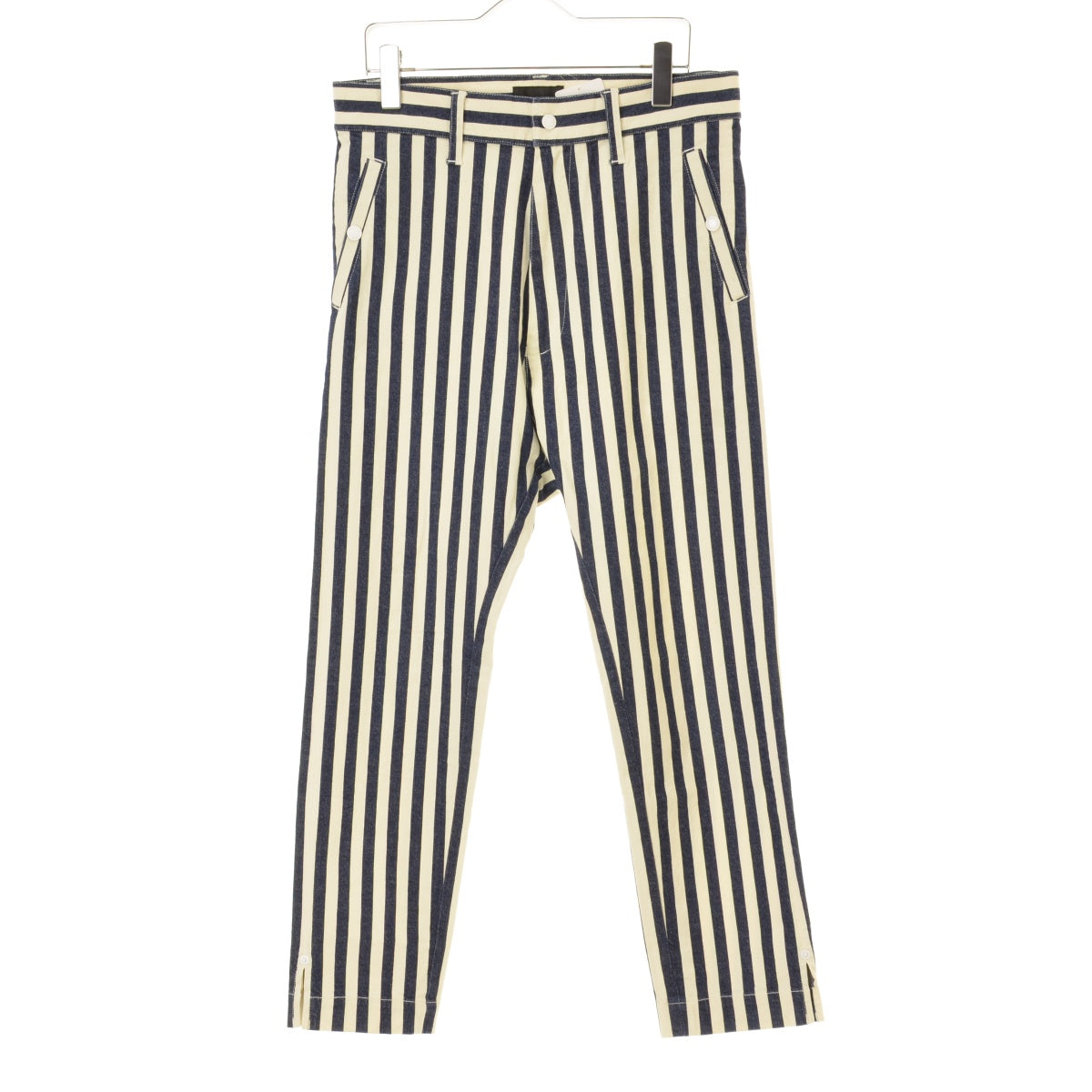 TSUMORI CHISATO TM61FF706 ストライプストレッチ サルエル