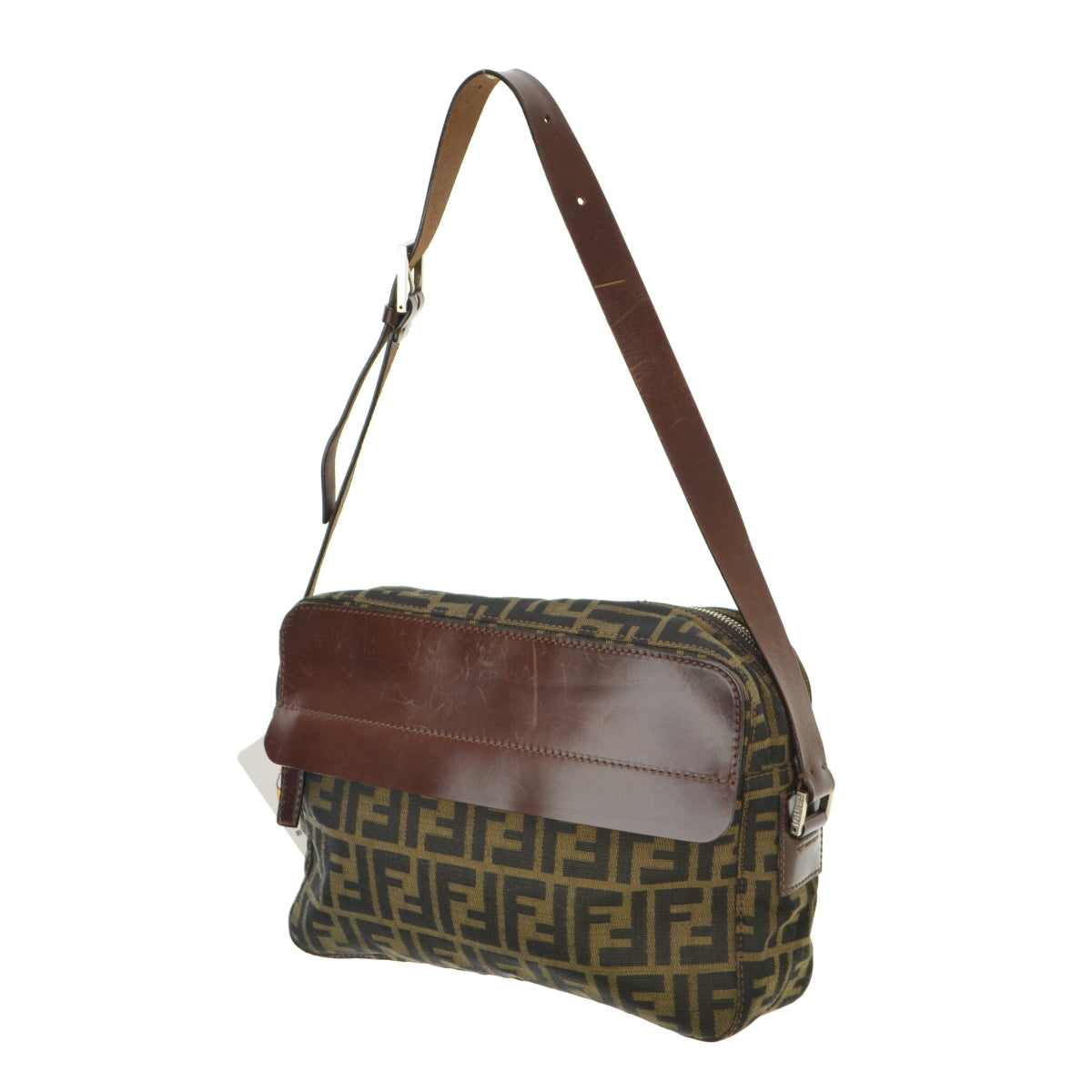 FENDI イタリア製 ズッカ柄 レザー