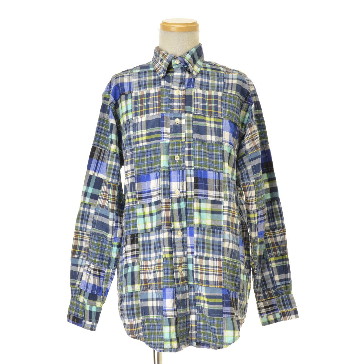BROOKS BROTHERS インド製 TRADITIONAL FIT パッチワーク ボタンダウン
