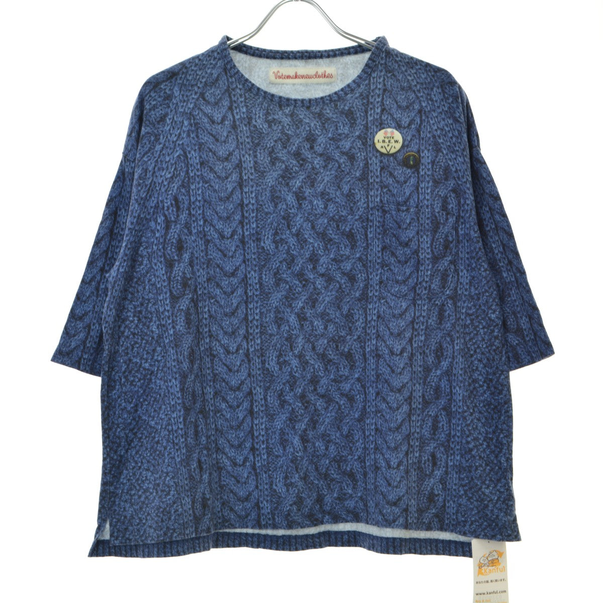 VOTE MAKE NEW CLOTHES ニットプリント