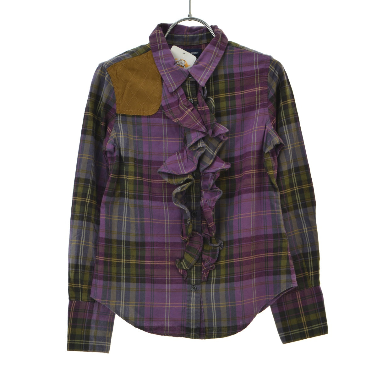 RALPH LAUREN チェックフリル ハンティング