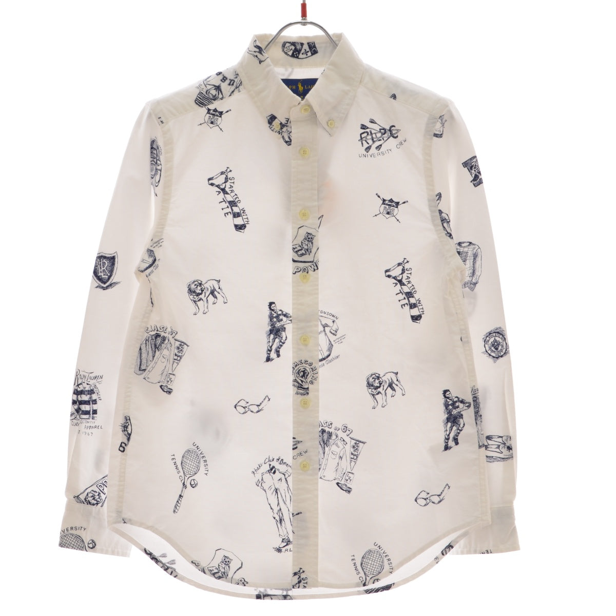 POLO RALPH LAUREN イラストプリントボタンダウンオックスフォード