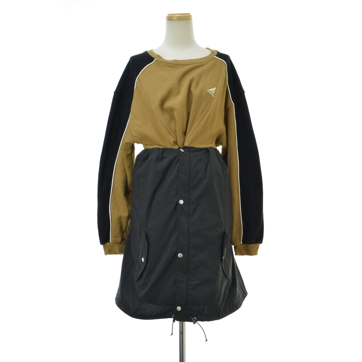 SNIDEL SWFO184139 スウェットドッキングワンピース