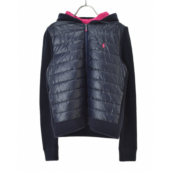 POLO RALPH LAUREN ニット切替 ダウンジャケット