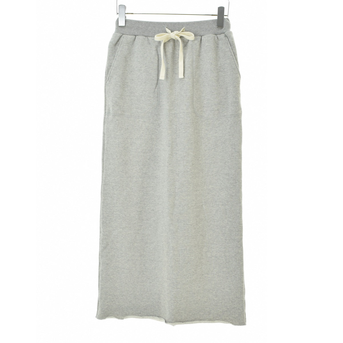 SACRA 26SS 126142122 EX.FINE FLEECE SKIRT スウェット Iラインマキシ