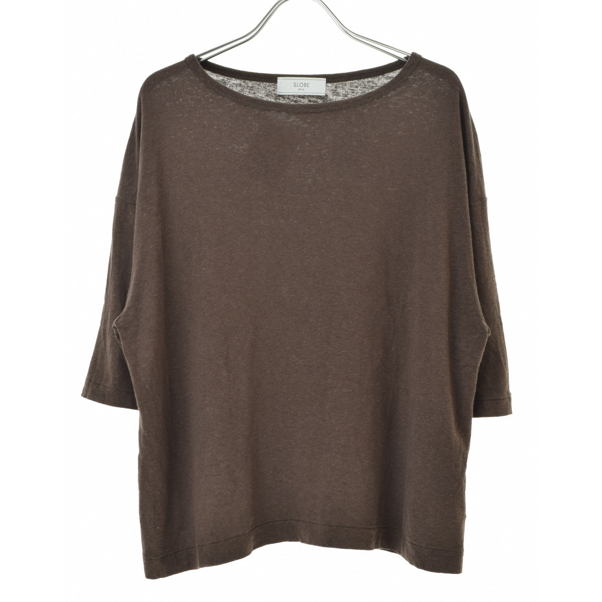 SLOBE IENA 25070912317020 リネン混ジャージーBIG TEE