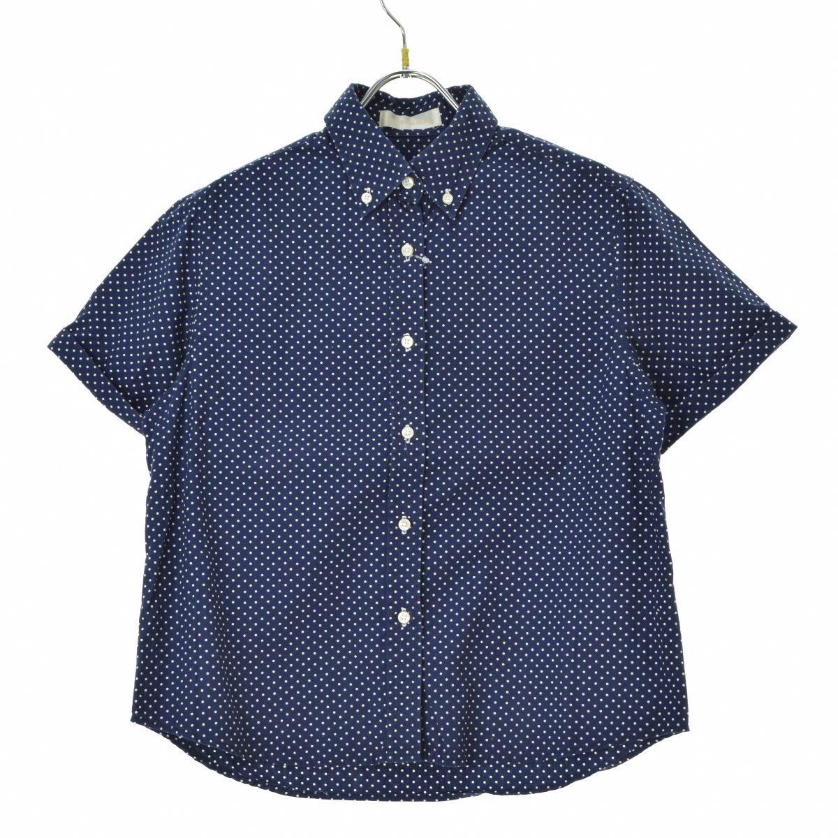 OLIVE des OLIVE ドットボタンダウン