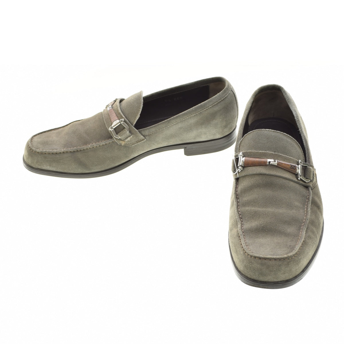 Ermenegildo Zegna A1551X スエード ローファー