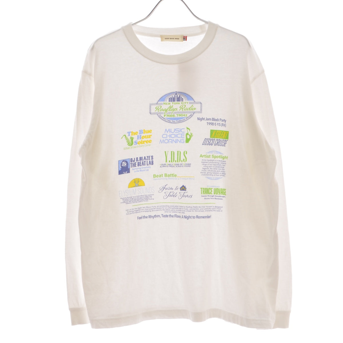 GOOD ROCK SPEED 25AW 25070213002030 別注ロゴロングスリーブ TEE