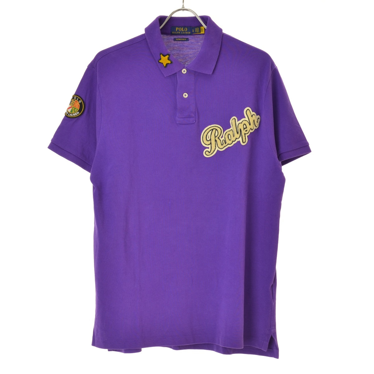 POLO RALPH LAUREN CUSTOM SLIM FIT カスタムスリムフィット ワッペン 鹿の子
