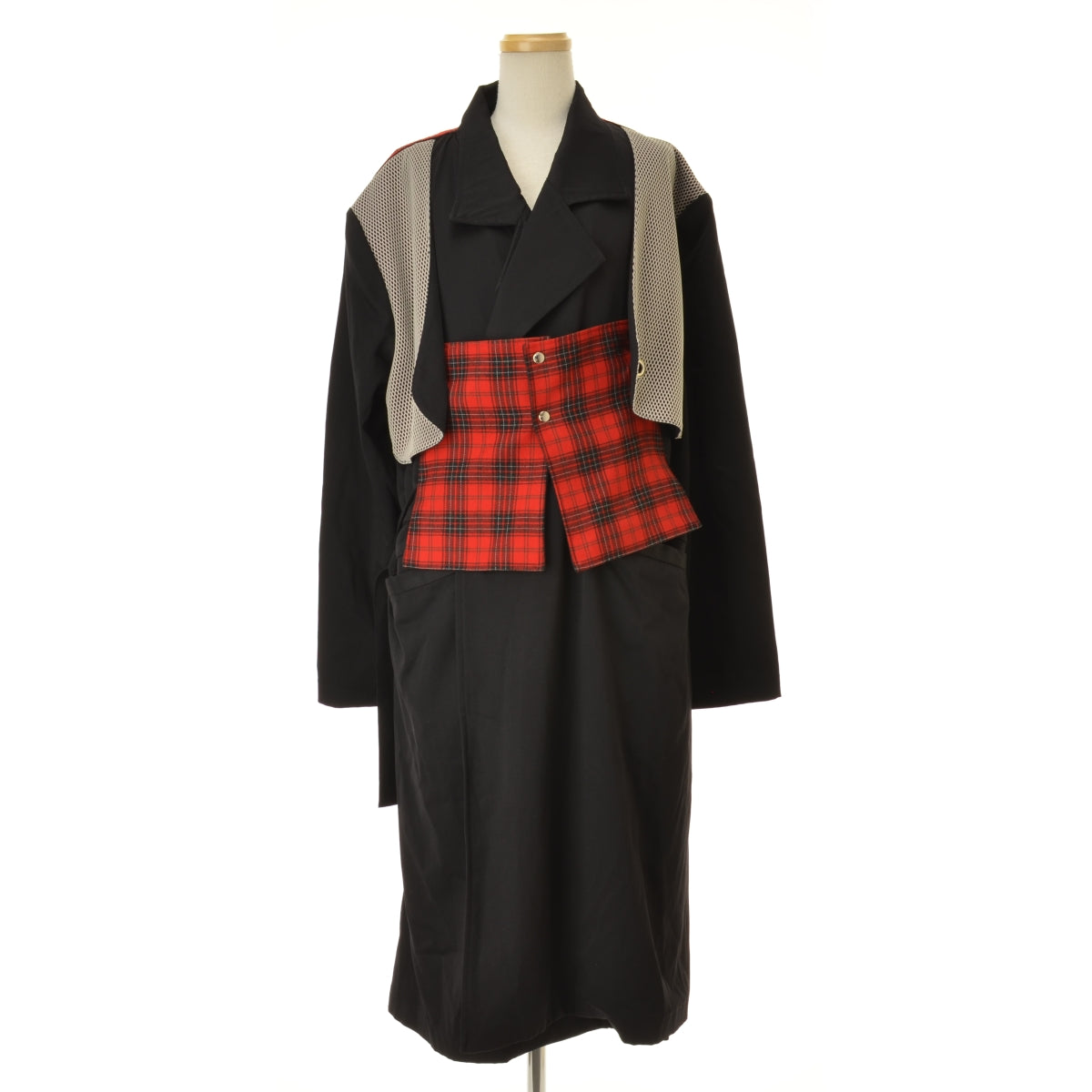 Lau made in Japan 肩フラップベスト トレンチコート