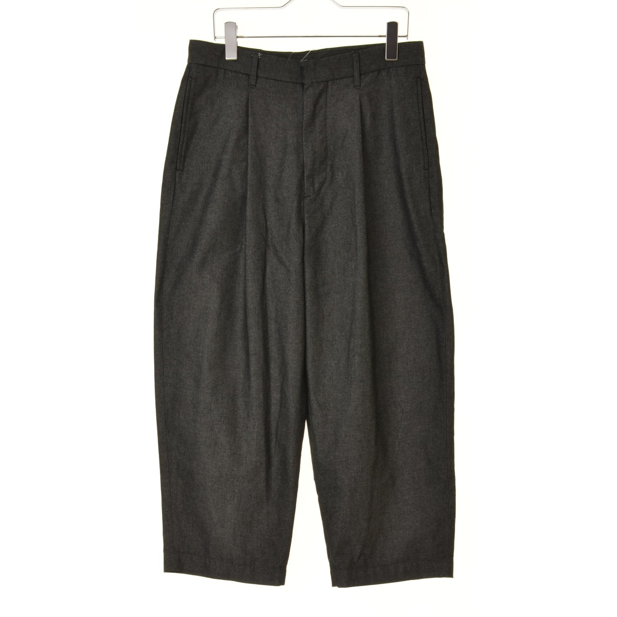 Monkeytime 8314-186-0857 TC/TWILL WIDE 1P ANKLE ワイドアンクル 1プリーツ