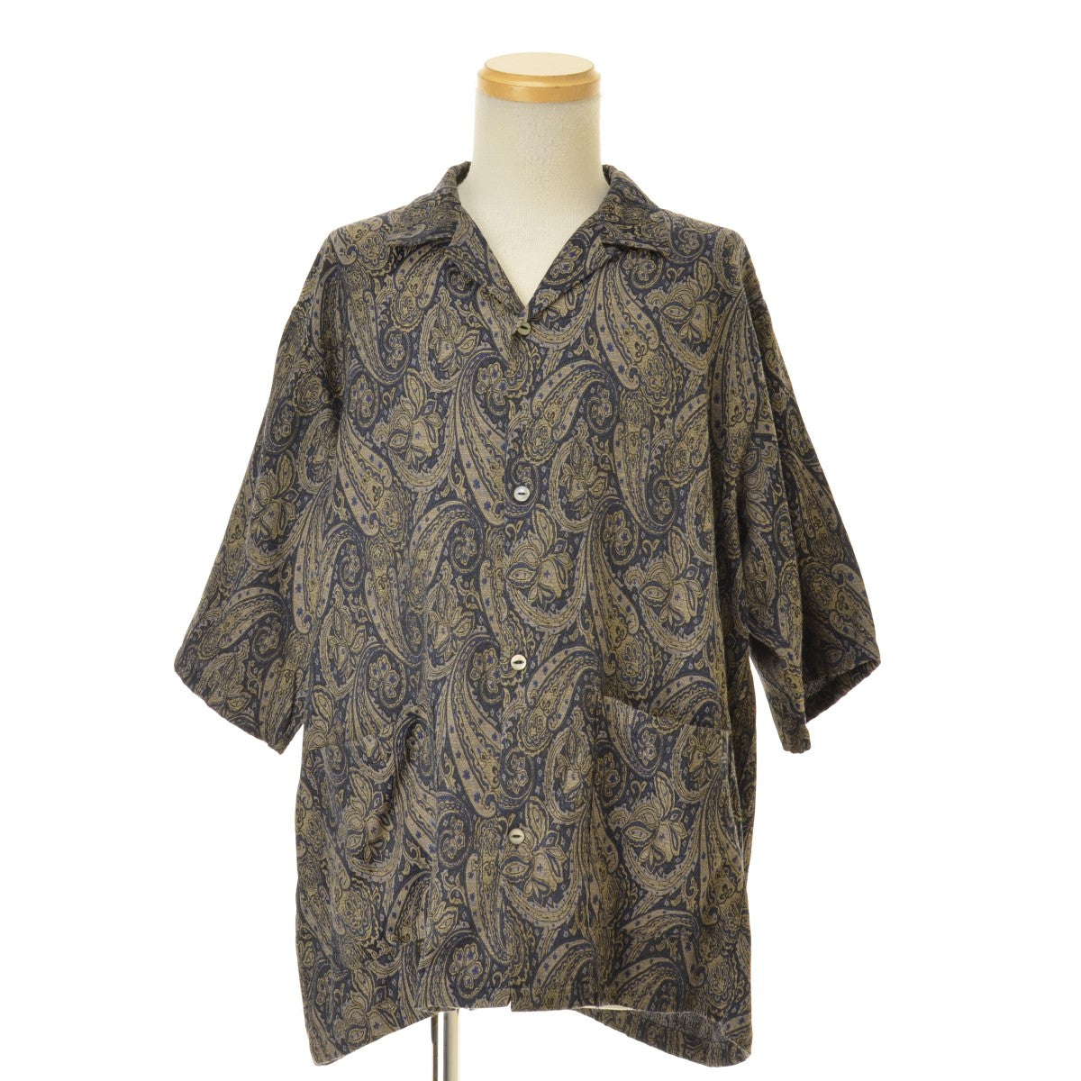 needles 25SS QV1659 Cabana Shirt - PE/C Jacquard Cloth ペイズリー カバナ