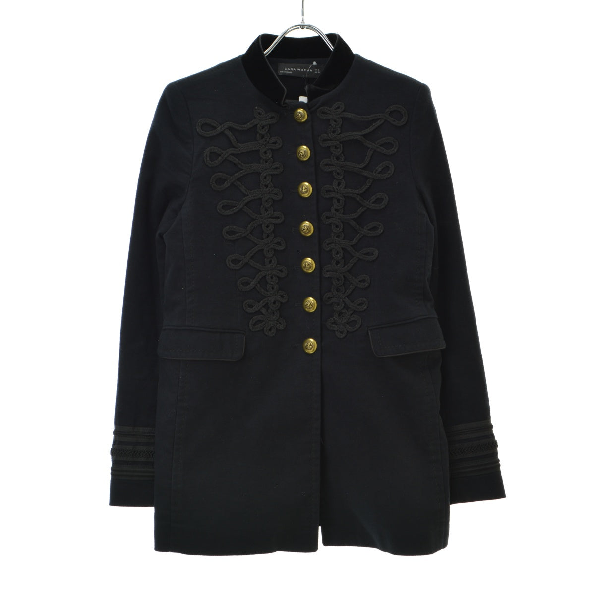 ZARA WOMAN ベロアナポレオン