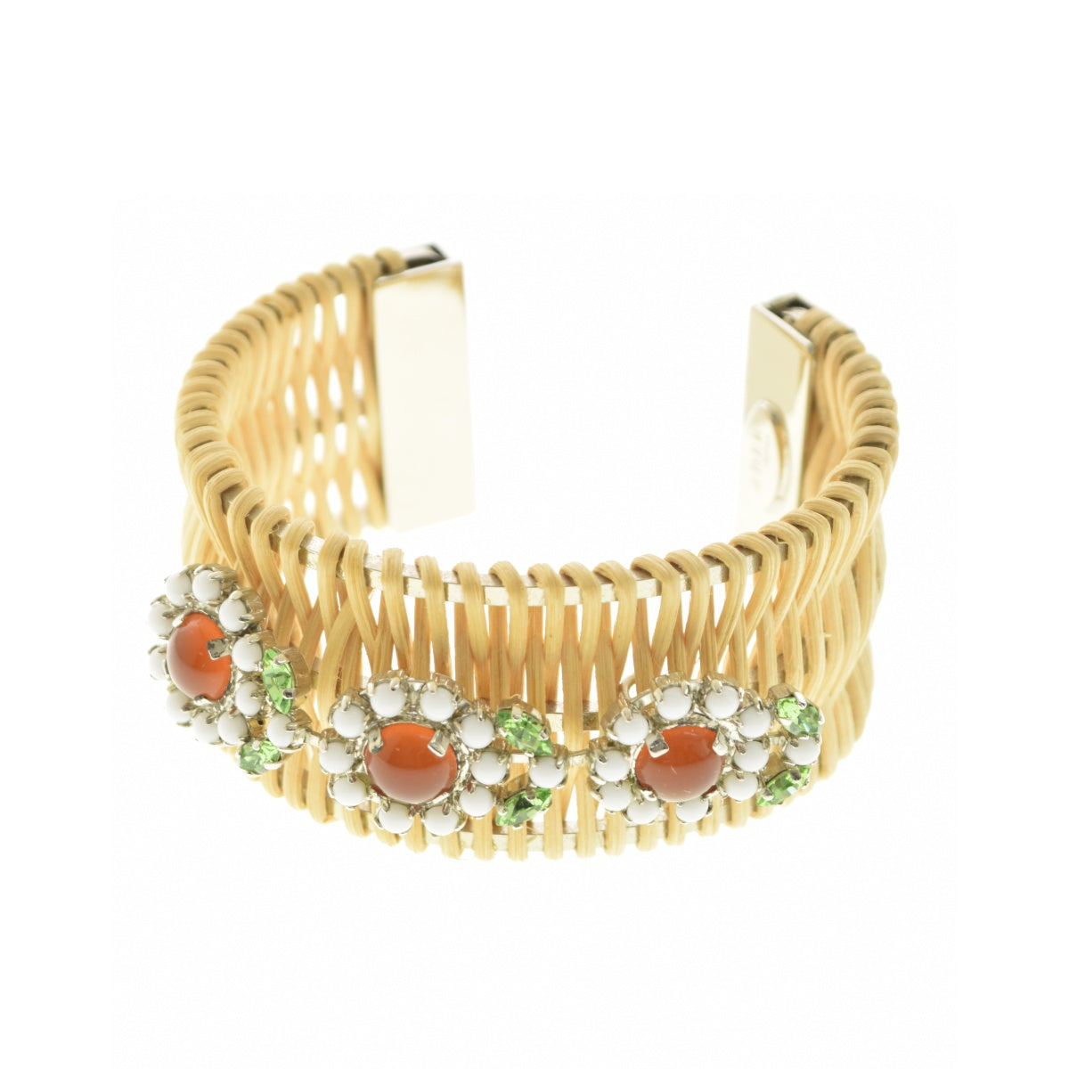 ADER bijoux rattan bangle フラワー ラタン