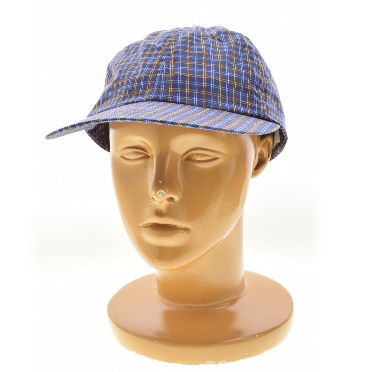 6 (ROKU) UNITED ARROWS 8666-5-000094 CHECK LONG BRIM CAP チェック ロングブリム