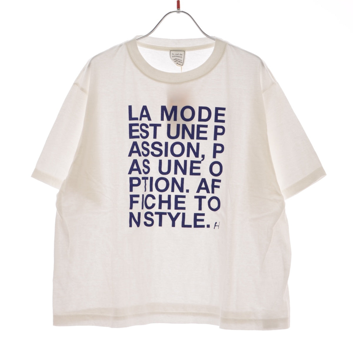 Le ciel de Harriss BK261-6225 Logo T-shirt『LA MODE』