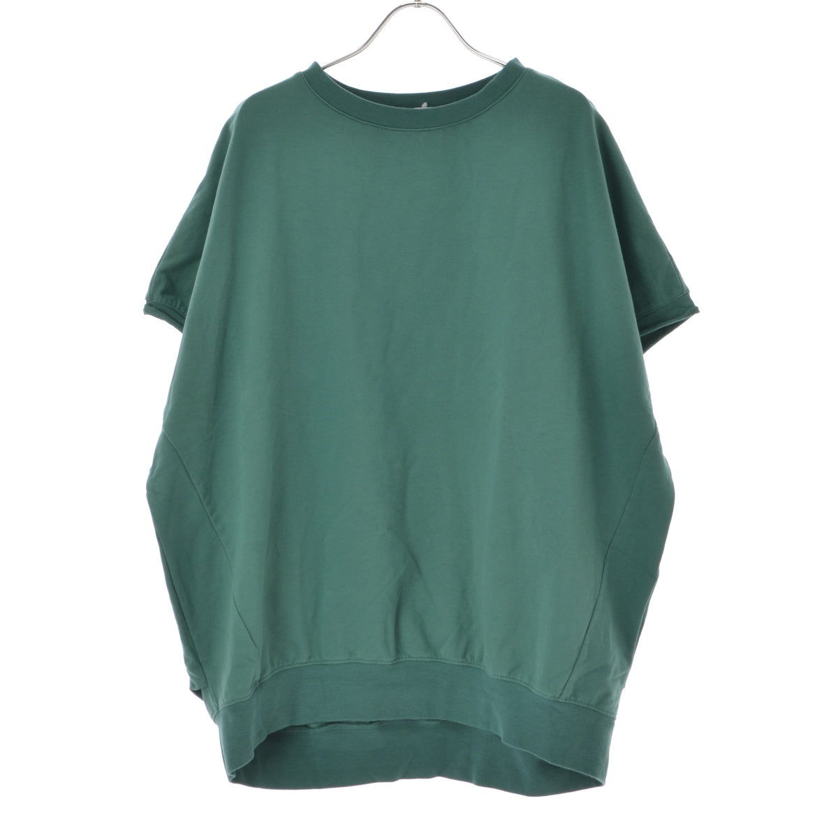 SHIPS any 26SS 722-32-0043 インレイ コクーン ショートスリーブ プルオーバー