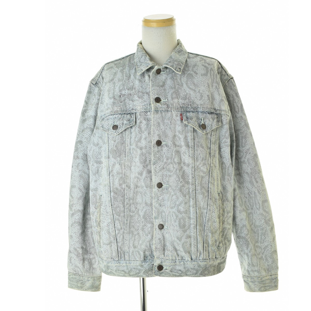 SUPREME 17AW Snakeskin Trucker Jacket スネークスキン トラッカー