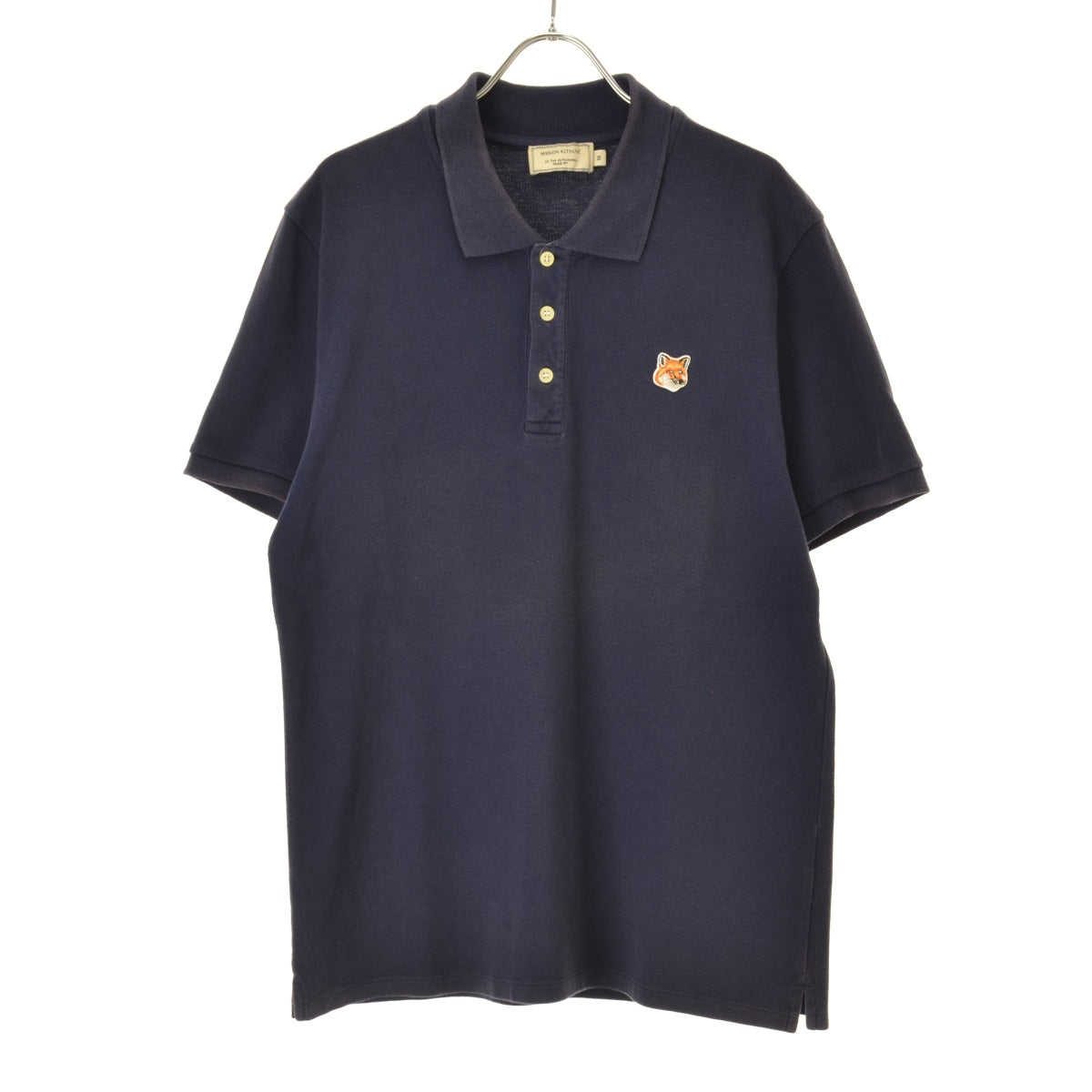 MAISON KITSUNE FU00203KJ7007 FOX HEAD PATCH CLASSIC POLO SHIRT