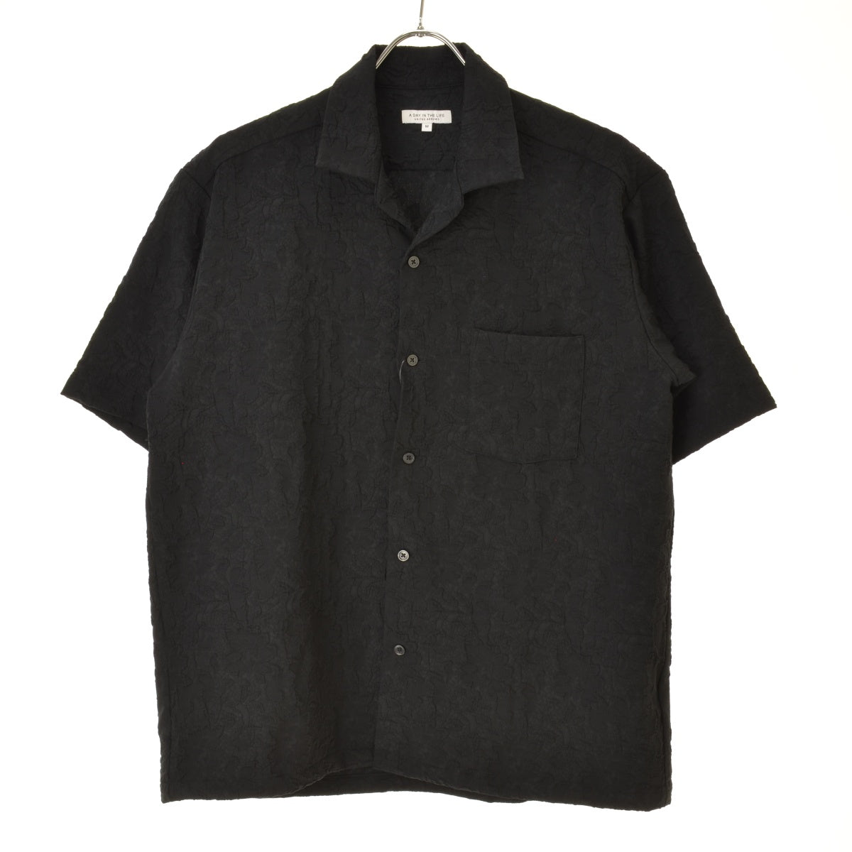 UNITED ARROWS A DAY IN THE LIFE 6216-6-000031 バウンシージャガード オープンカラーシャツ