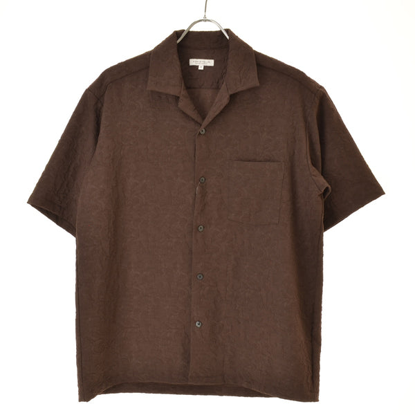 UNITED ARROWS A DAY IN THE LIFE 6216-6-000031 バウンシージャガード オープンカラーシャツ