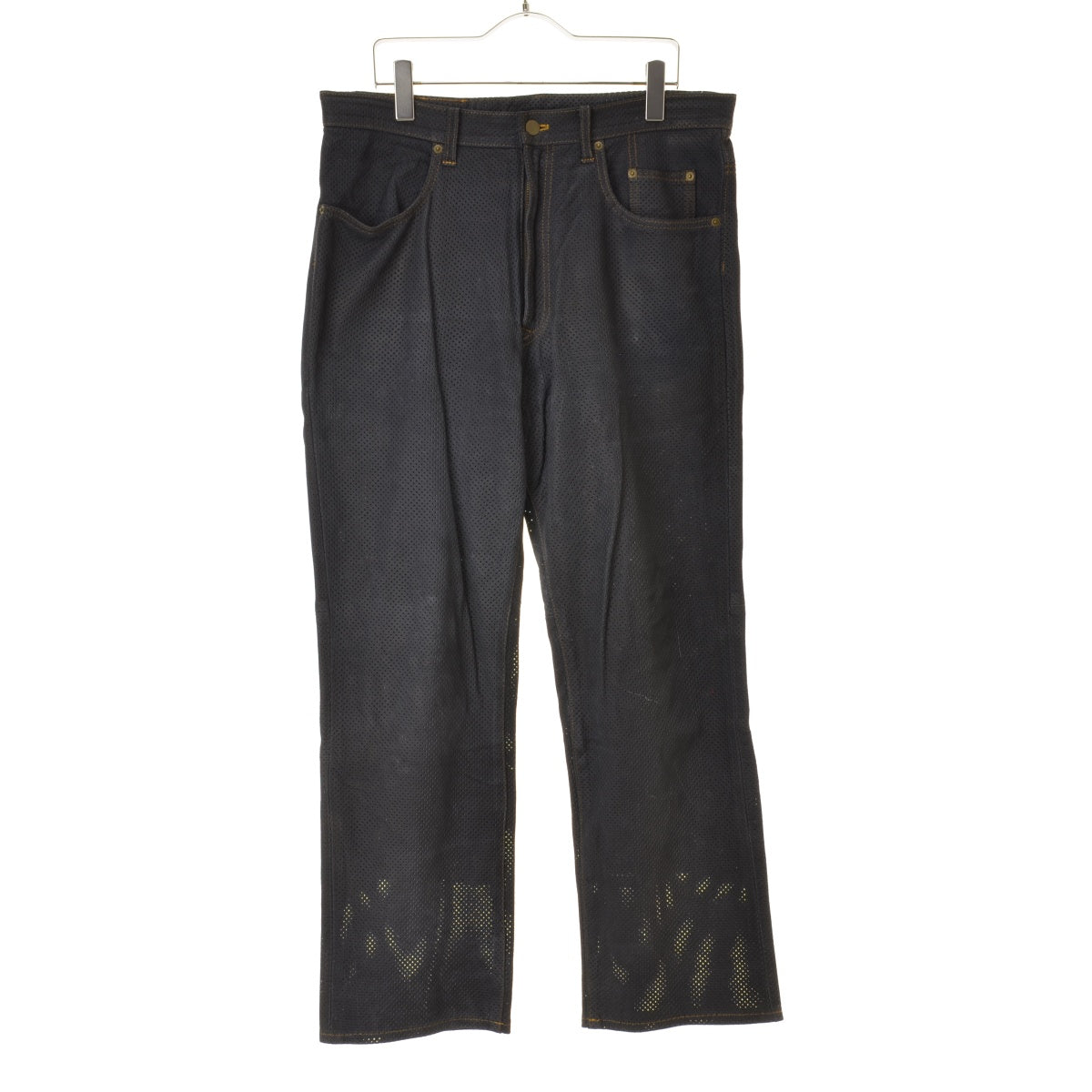 KUSHITANI EXPLORER JEANS 9321 パンチングレザー メッシュ