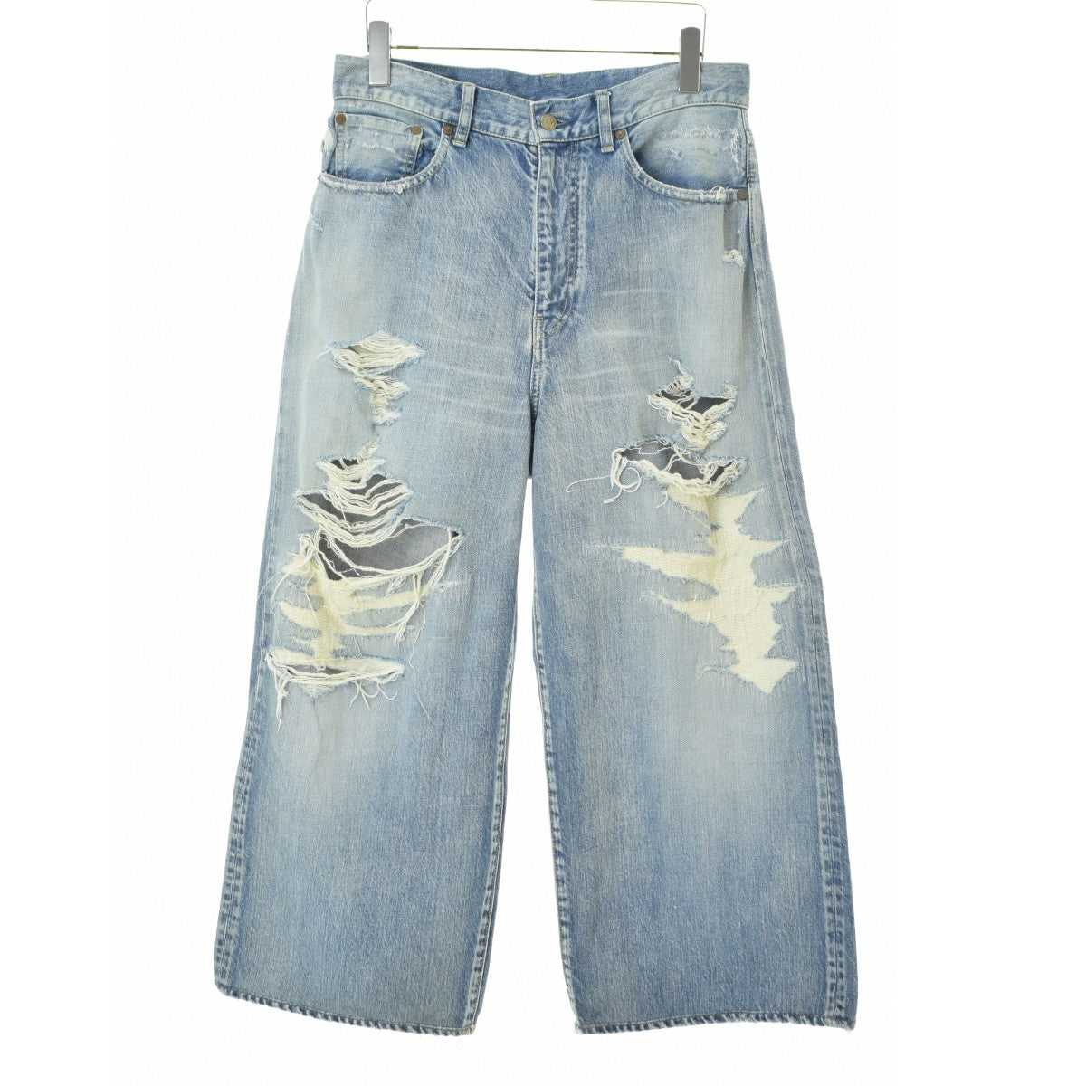 MINEDENIM 2404-1001-96-302 NE.Wide 5pocket(USS) ワイドデニムパンツ(ユーズド)