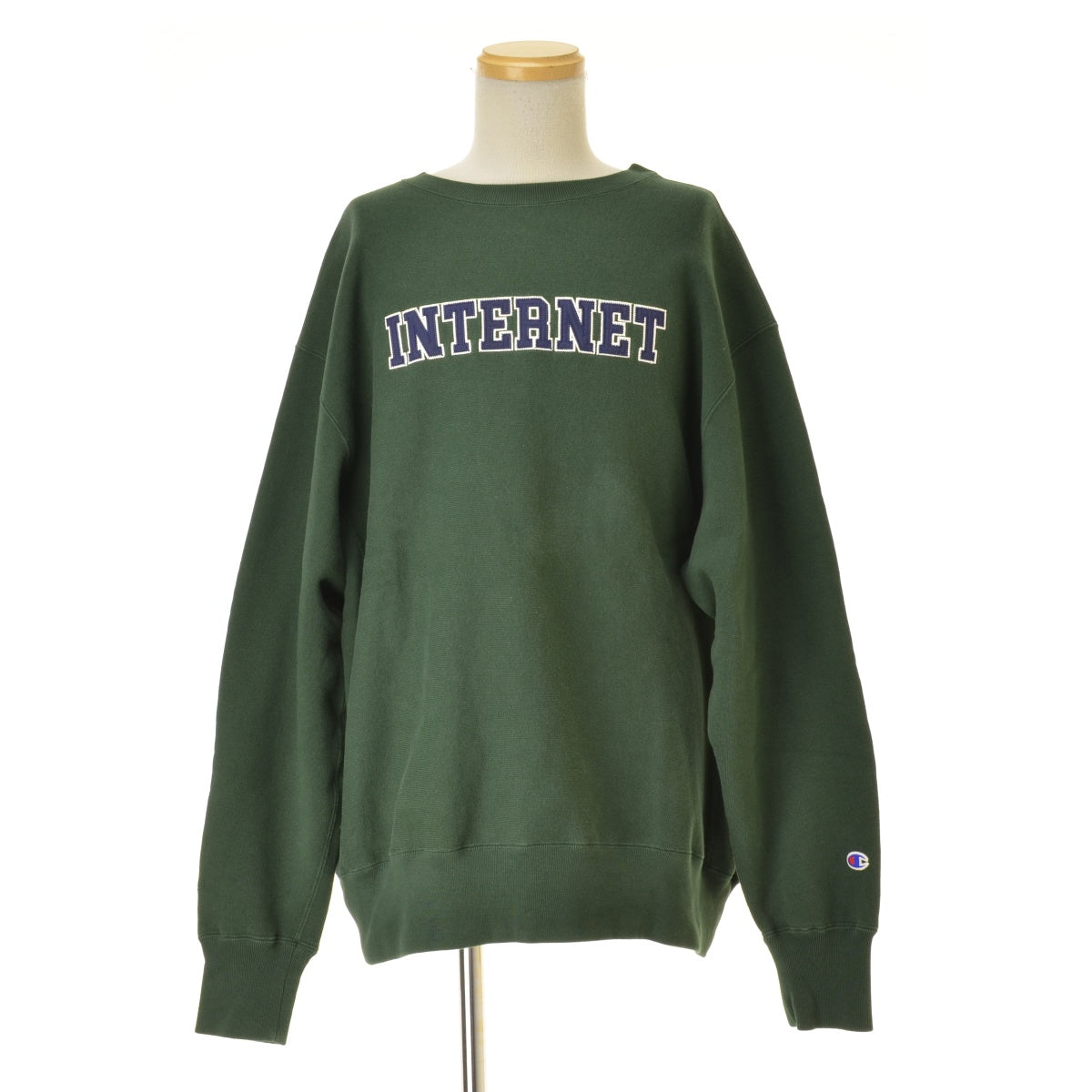 Mercedes Anchor Inc. リバースウィーブ Internet Crew Sweat