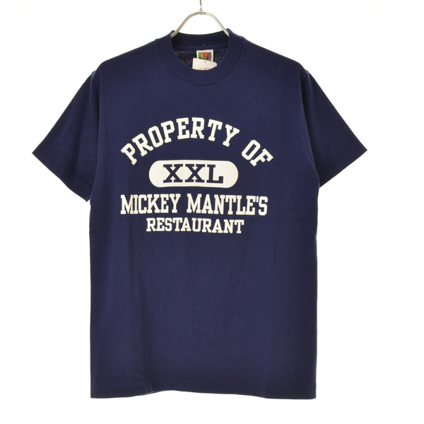 FRUIT OF THE LOOM MICKEY MANTLE'S RESTAURANT シングルステッチ クルーネック
