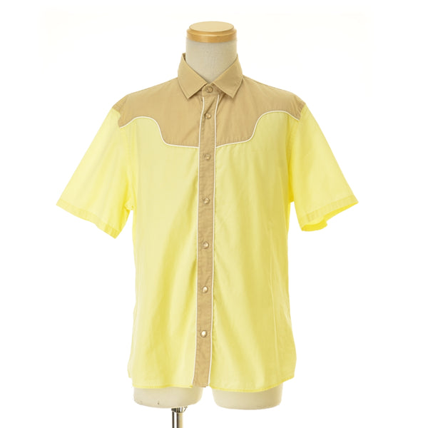 PRADA 12SS UCS183 western shirt パイピング ウエスタン