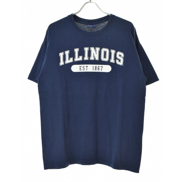 古着 ILLINOIS カレッジプリント
