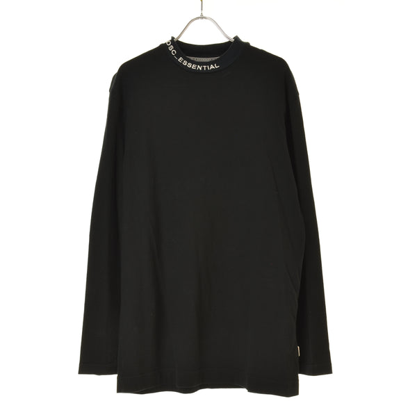 DOUBLE STANDARD CLOTHING 2508-070-213 ESSENTIAL 40/2 ローマ天竺 ロゴスリーブ ハイネック
