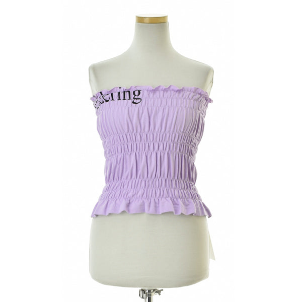 6 (ROKU) UNITED ARROWS 8666-5-000116 SHIRRING TUBE TOP チューブトップ
