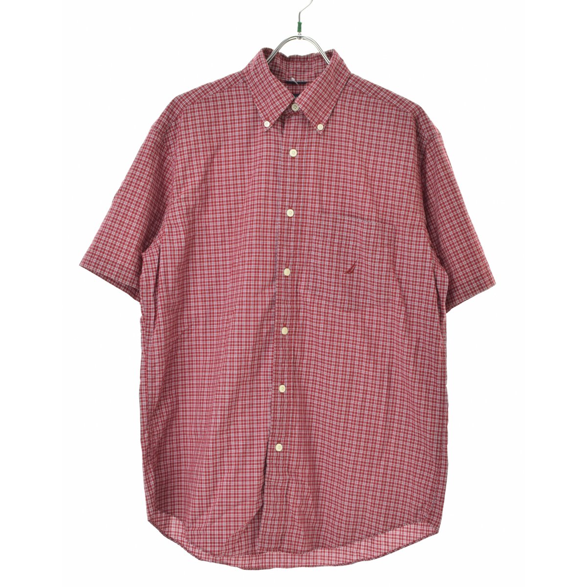 NAUTICA チェックボタンダウン