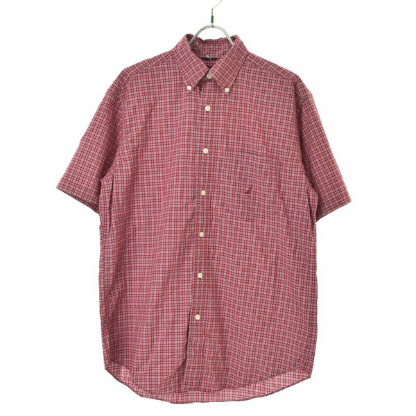 NAUTICA チェックボタンダウン
