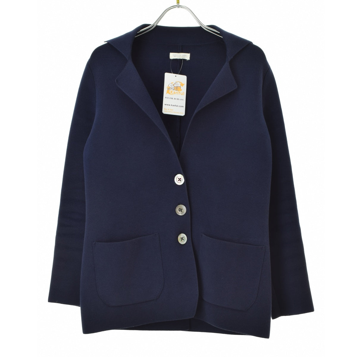 KAMAKURA SHIRTS QL8021 ミラノリブニット 3釦