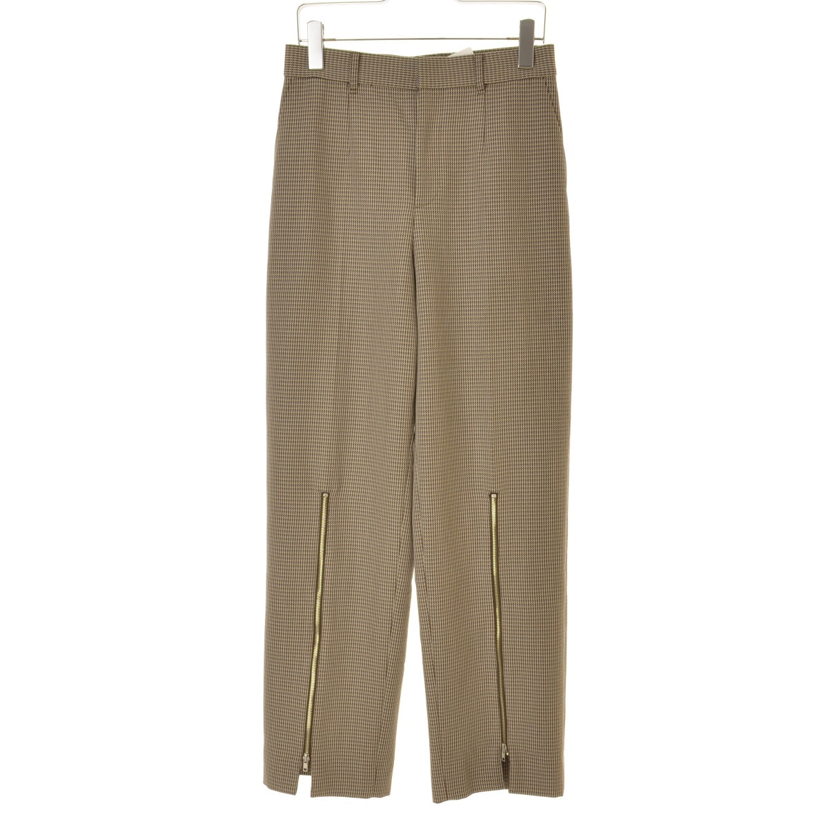 LE CIEL BLEU 25A68406 Check Zip Pants チェックジップ