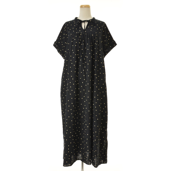 URBAN RESEARCH DOORS 26SS DR26230-2060702 リネンリヨセルドットマキシ