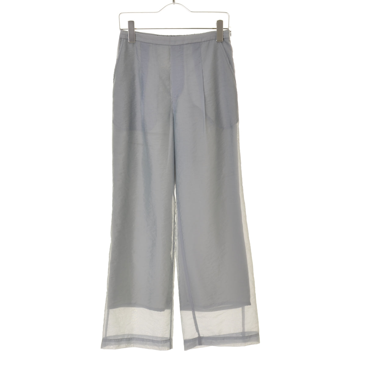 NOBLE SPICK AND SPAN 21SS 21030240101010 シースルーワイドパンツ