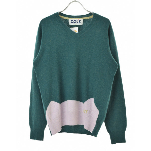 Cat's TSUMORI CHISATO TM14KN710 アンゴラカシミヤブレンド Vネック