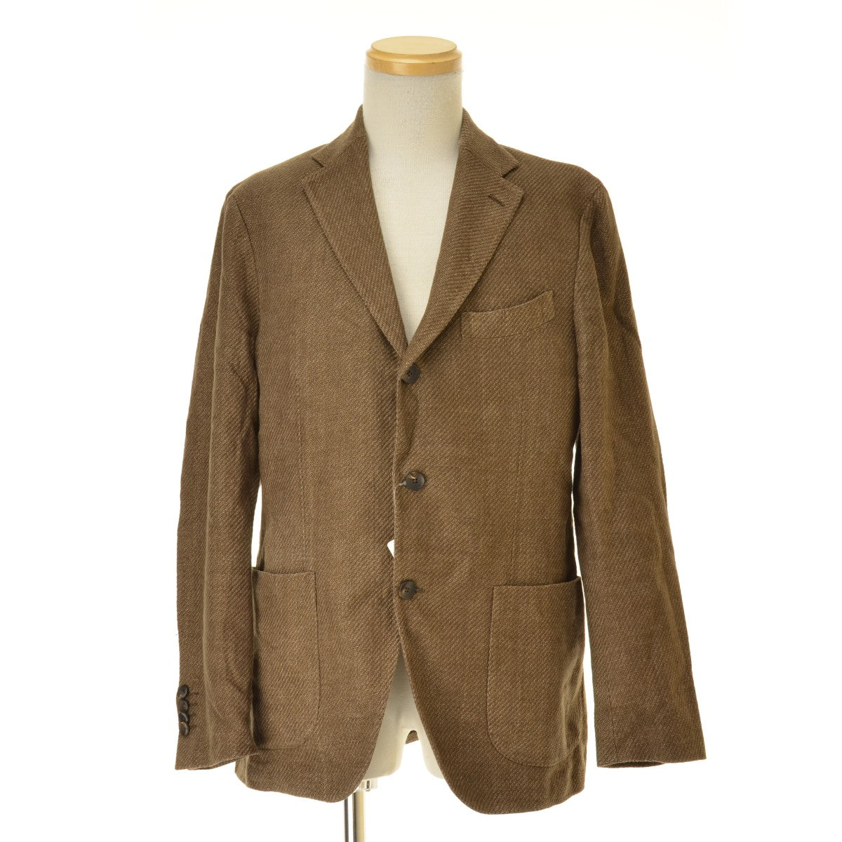 LARDINI JM0526AQ リネンコットン 段返り3釦