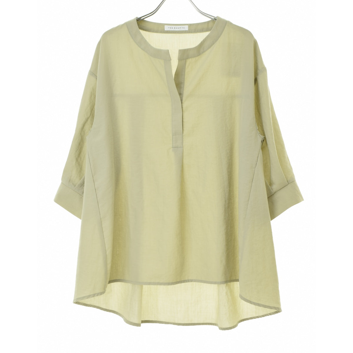 THE SHOP TK 040-87011 シンプルキレイ_スキッパーシャツ